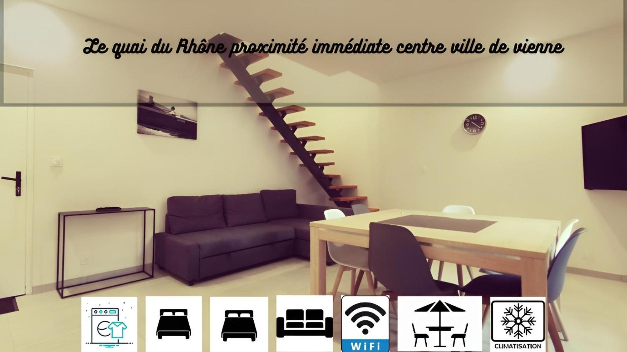 Apartmán Le Quai Du Rhone Sainte-Colombe  Exteriér fotografie